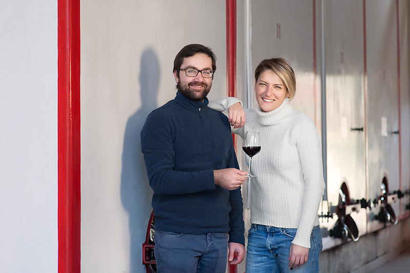 Die aktuelle Generation von Weinmachern bringt neuen Schwung: Luigi und Valentina di Camillo von der Tenuta I Fauri.