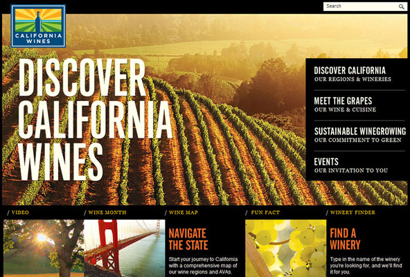 discovercaliforniawines.com consumer website debuts new lifestyle content