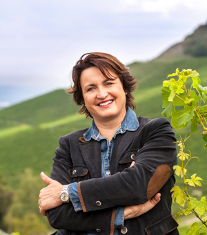 Andrea Wirsching, Weingut Hans Wirsching, Iphofen. Foto: Faber & Partner