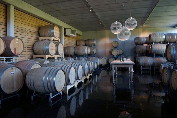 Barrique-Keller im Weingut Aufricht. Foto: PR
