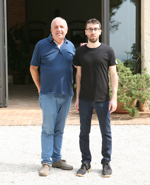 Giancarlo und Sohn Mattia Cavazza