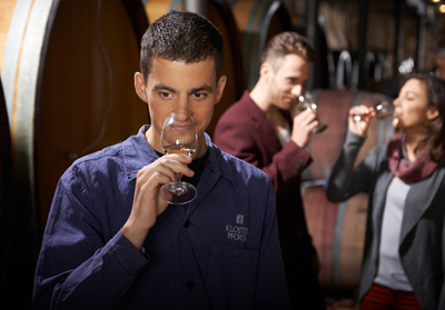 Weingut Kloster Pforta, Saale-Unstrut. Kellermeister  Christoph Lindner. Foto: Jeibmann