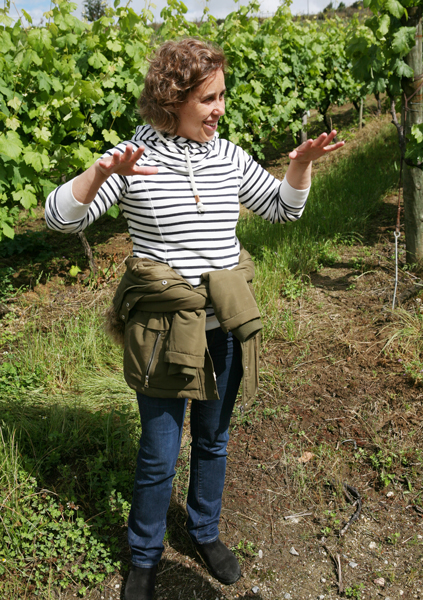 Quinta de Lourosa: Joana de Castro, die das Gut leitet