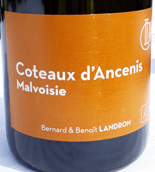Coteaux d'Ancenis AOP Malvoisie, von Earl Landron Chartier