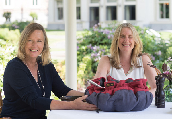 Die EcoStoof Gründerinnen: Caro Niestijl und Iris van de Graaf