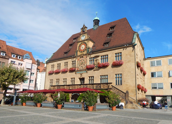 Heilbronn, das historische Rathaus. Foto: Horst Kröber