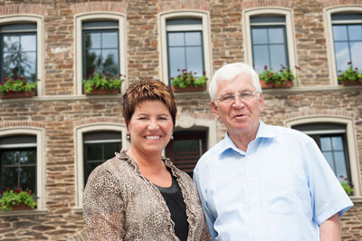 Albert Kallfelz mit Partnerin
