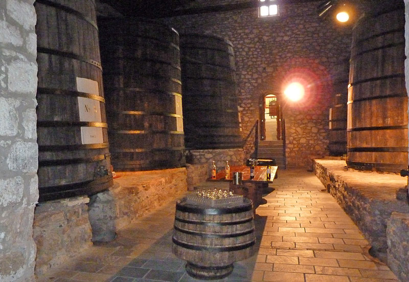 Im Weinmuseum von Vathi.