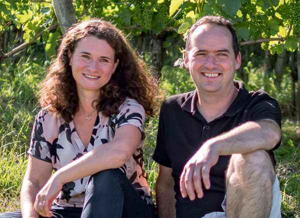 Ökologisches Weingut Schmidt: Martin und Helen Schmidt. Foto: Royal Pictures