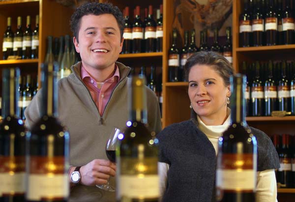 Weingut Bös: Rüdiger und Maike Bös. Foto: Dieter Simon Weingut Bös: Rüdiger und Maike Bös. Foto: Dieter Simon