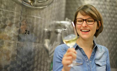 Monika Neustifter, Weingut Neustifter: Säure gut balanciert. Foto: Steve Haider