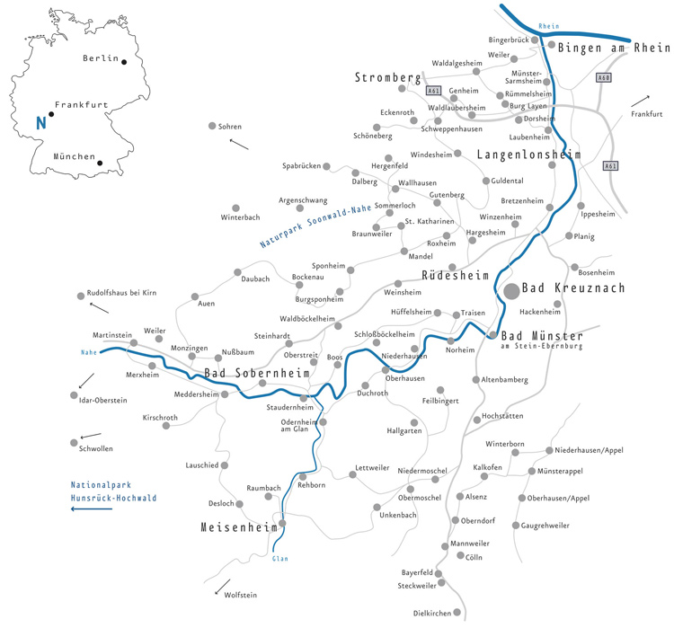 Das Weinland Nahe. Quelle: Weinland Nahe e.V.