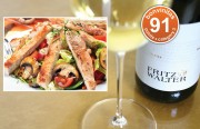 Prima Sauvignon Blanc mit zarter Restsüße: 91 bonvinitas Punkte in der Kategorie 3 - großartig z.B. zu Salat mit Putenstreifen