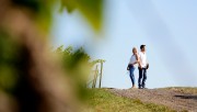 Weingut Carsten Bus in Insheim in der Südpfalz. Carsten Bus mit Ehefrau Sandra