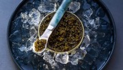 Echter Kaviar: Hier Imperial-Kaviar von Gold Feinkost. Er stammt von einer Kreuzung der Stör-Arten 'Acipenser Schrenckii' und 'Huso Dauricos'.