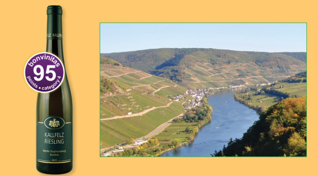 95 bonvinitas Punkte: großartige Riesling Auslese vom Weingut Albert Kallfelz