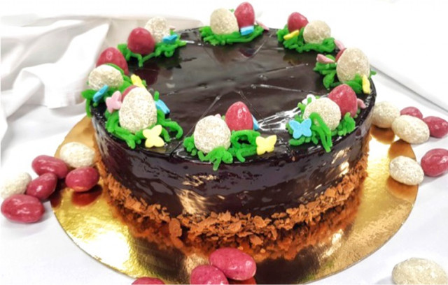 Kreative Osteridee: Schokoladensahnetorte