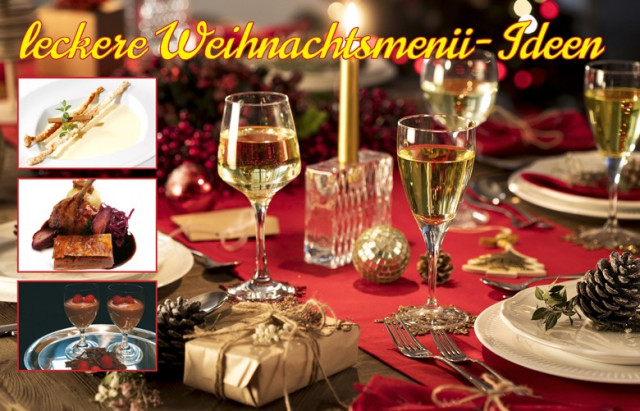 Leckere Menü-Ideen zu Weihnachten – mit Rezepten und Weintipps