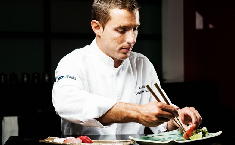 Daniel Franco, Küchenchef im Restaurant Kabuki im Ritz-Carlton Abama auf Teneriffa, mit Michelin-Stern.