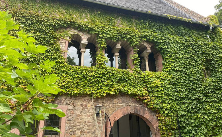 Das Graue Haus, Deutschlands ältestes Steinhaus: wachgeküsst als ‚Trüffel im Rheingau‘. Manuel Stirn: kein heiliger Gourmet-Tempel, sondern für alle, die sich treffen und nett genießen möchten