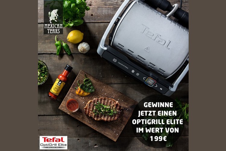 Gewinnspiel: 1x Tefal OptiGrill Elite im Wert von 199 Euro