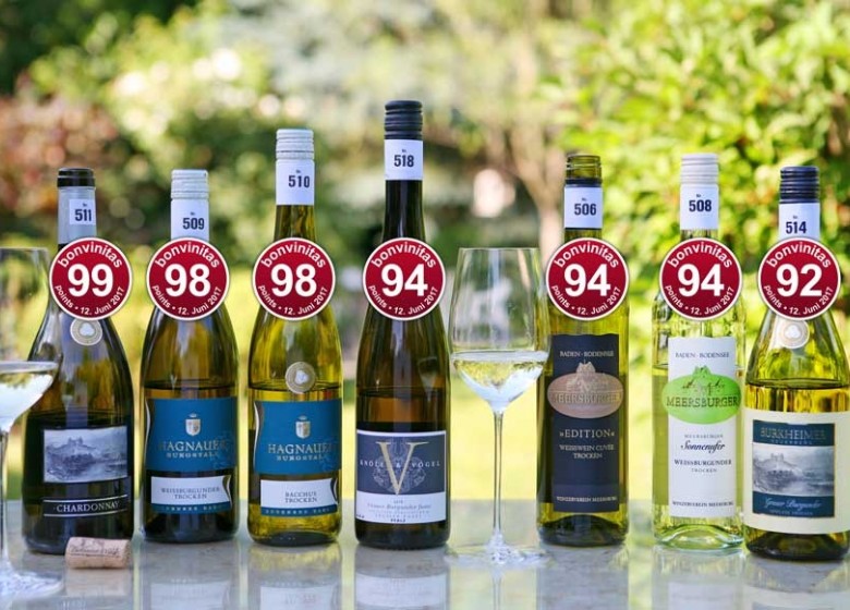 Die besten Weine der Kategorie 2, Weinbewertung vom 12.6.2017