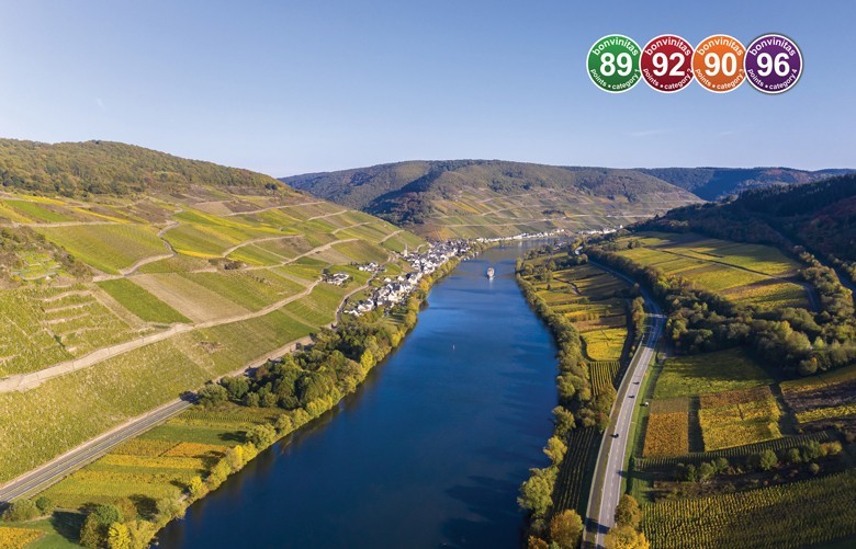 WELTKLASSE RIESLINGE von der Mosel: gereift, frucht- und edelsüß hier die Besten der bonvinitas-Weinbewertung vom 29.8.2019