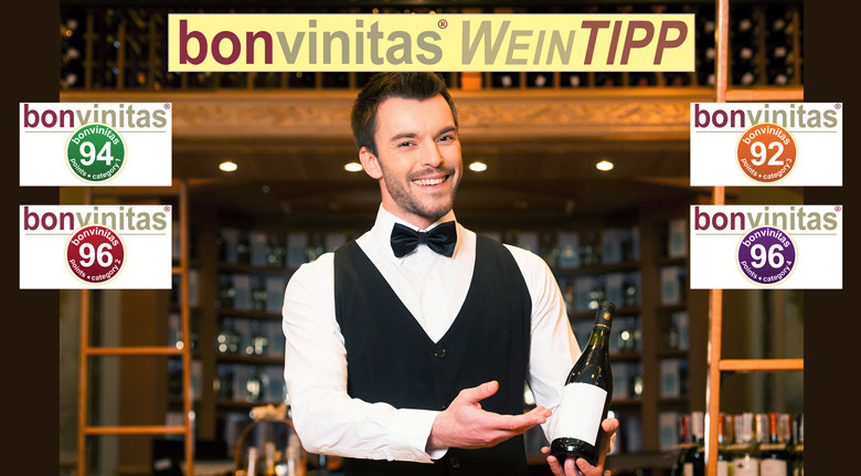 Die bonvinitas Weintipps - einfach je zwei Flaschen schicken Veröffentlichung ab 90 Punkten - darunter Schweigen und keine Berechnung