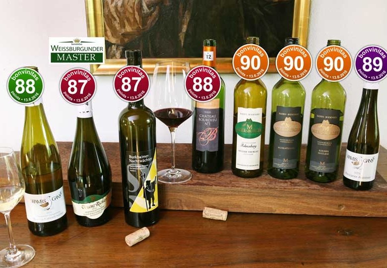 Die besten Weine der bonvinitas Weinbewertung vom 13.6.2016