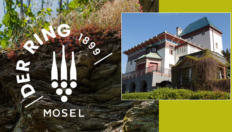 25.5.2024: Beste Mosel zu verkosten - DER RING 1899 Mosel feiert 125 Jahre auch für Weinfreunde – bisher als Bernkastler Ring und für Auktionen bekannt. Im Bild die Villa Nollen