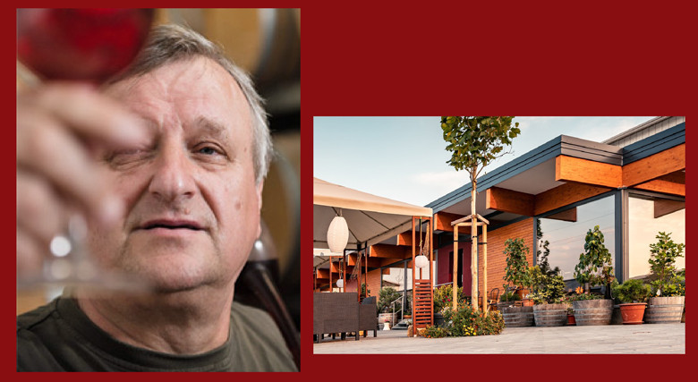 Drei Weine über 90 Punkte: Weingut Vinselekt Michlovský in Südmähren bei den PIWI International Wine Challenge 2022. Links: Dr. Miloš Michlovský